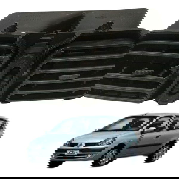 Difusor Ar Painel Central Renault Clio 2005 2006 Detalhe