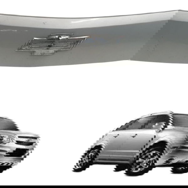 Aplique Tampa Traseira Chevrolet Captiva 2010 Detalhe