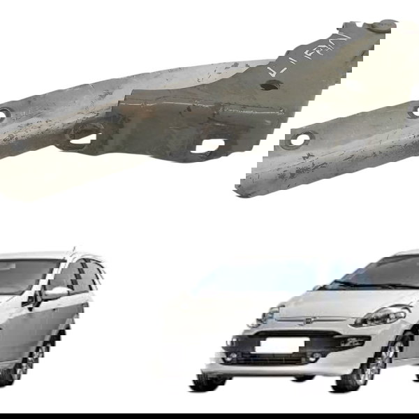 Dobradiça Esquerda Capo Fiat Punto 2009 2010