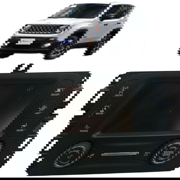 Som Multimidia Jeep Renegade 2015 2016