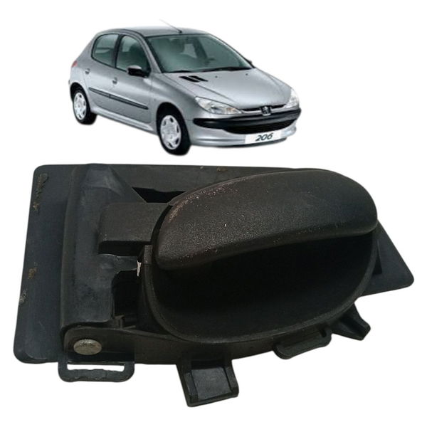 Maçaneta Interna Traseiro Direito Peugeot 206 2006 2007