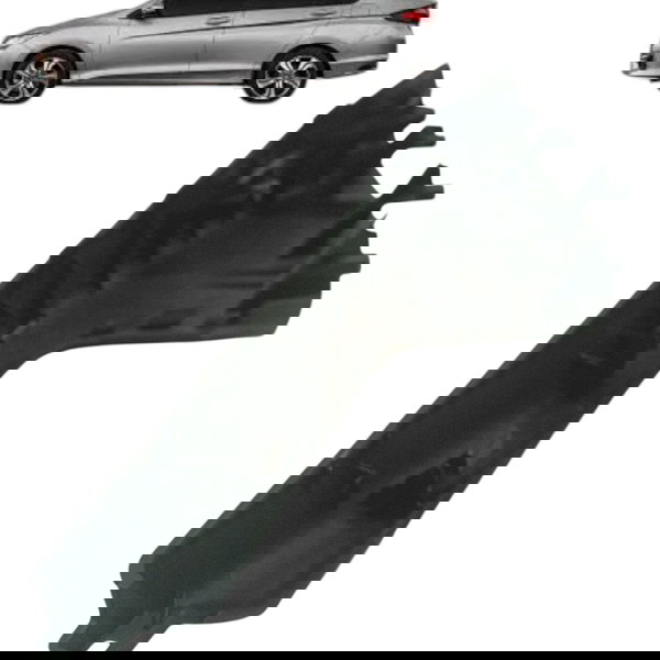 Moldura Interno Porta Traseira Direita Honda City 2015