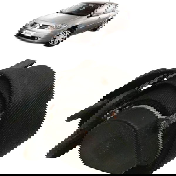 Cinto Segurança Traseiro Esquerdo Renault Megane 2010 Detalh