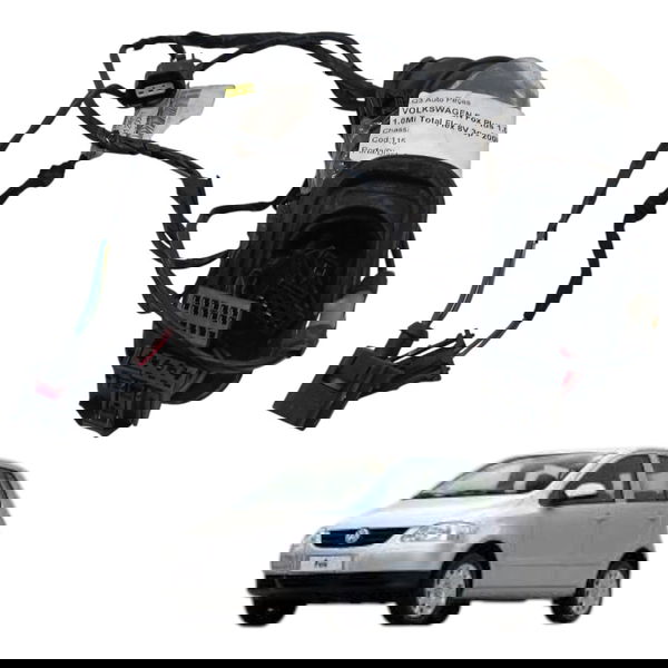 Chicote Porta Dianteira Direita Volkswagen Fox 1.0 2008