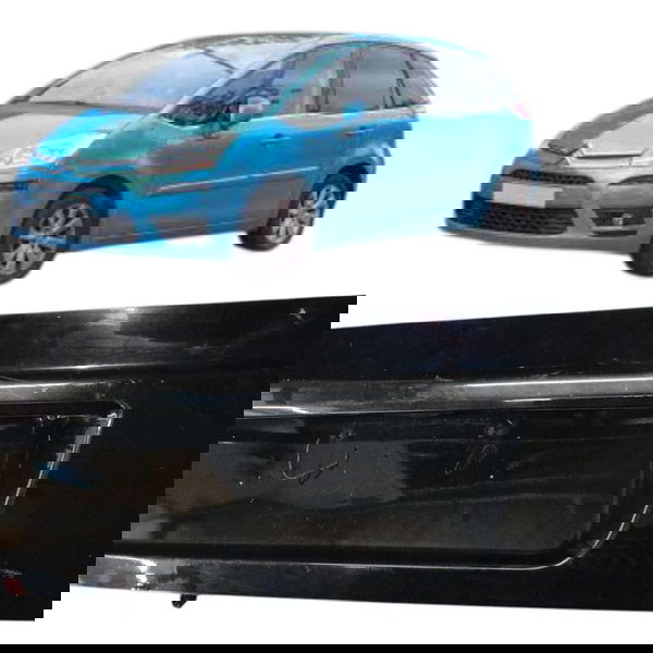 Friso Placa Tampa Traseiro Citroen C4 Picasso 2009 Detalhe