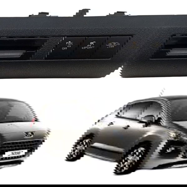 Moldura Botao Painel Peugeot 3008 2011