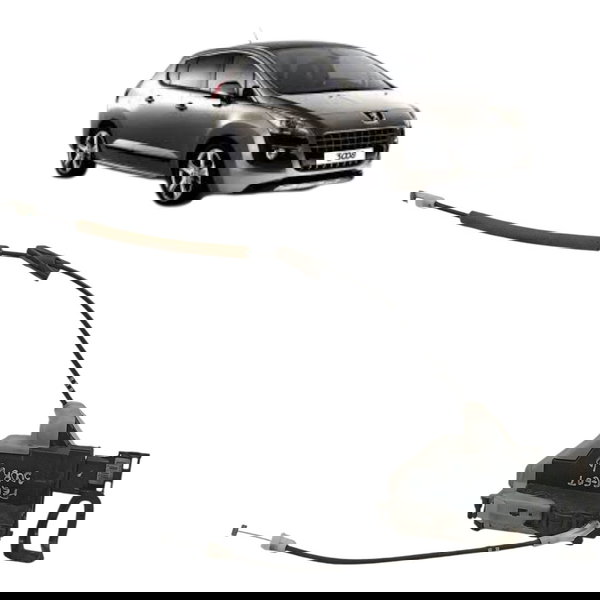 Fechadura Porta Dianteira Direita Peugeot 3008 2011