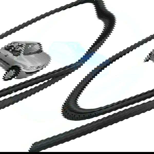 Borracha Guarnição Porta Traseira Direita Chevrolet Celta