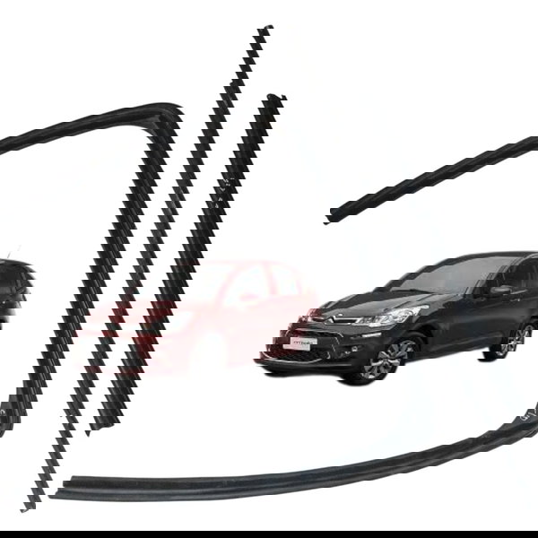 Kit Pestana Canaleta Traseira Direita Citroen C3 2018