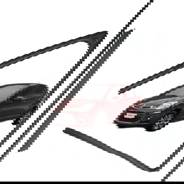 Kit Pestana Canaleta Dianteira Esquerda Citroen C3 2018