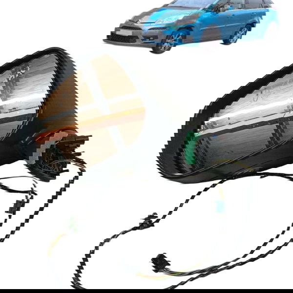 Retrovisor Eletrico Esquerdo Citroen C4 Picasso 2009
