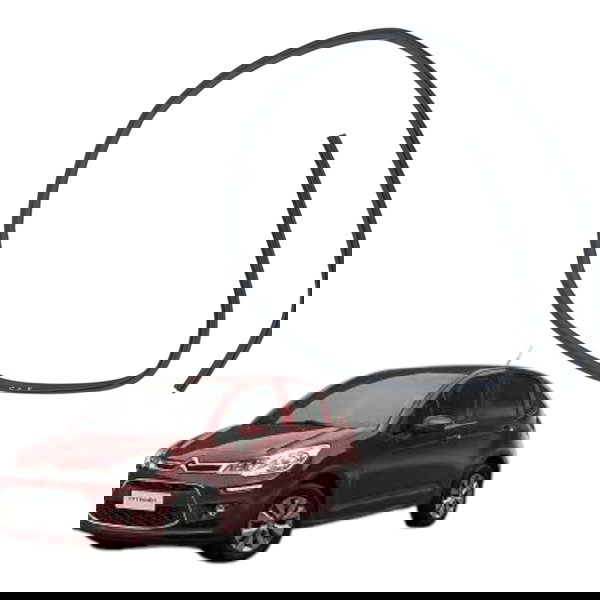 Borracha Canaleta Porta Esquerda Citroen C3 1.2 2018