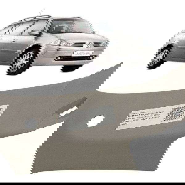 Acabamento Coluna Traseira Esquerda Citroen Megane 2010