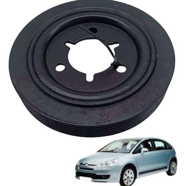 Polia Virabrequim Motor Citroen C4 Glx 1.6 2013