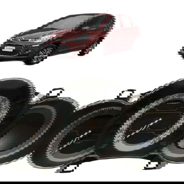 Painel Instrumentos Citroen C3 1.2 Pure Tech 2018 Detalhe