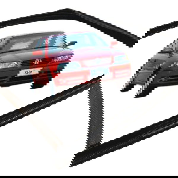 Borracha Vidro Dianteiro Esquerdo Volkswagen Gol G3 2003