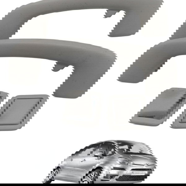 Kit Alça Teto Pqp Citroen C4 Picasso 2009 2010 Detalhe