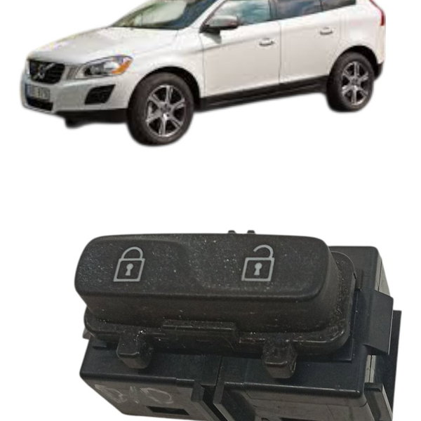 Botão Trava Destrava Porta Dianteira Direita Volvo Xc60 2012