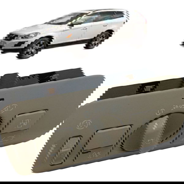 Moldura Botão Comando Chave Luz Volvo Xc60 T5 2012