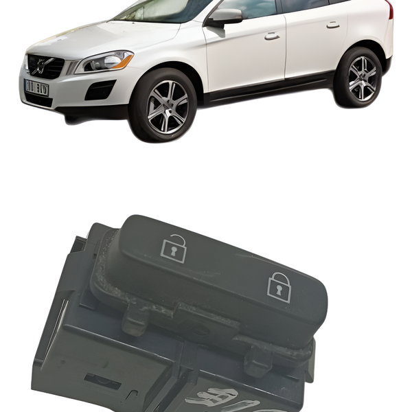 Botão Trava Destrava Porta Dianteira Direita Volvo Xc60 2012
