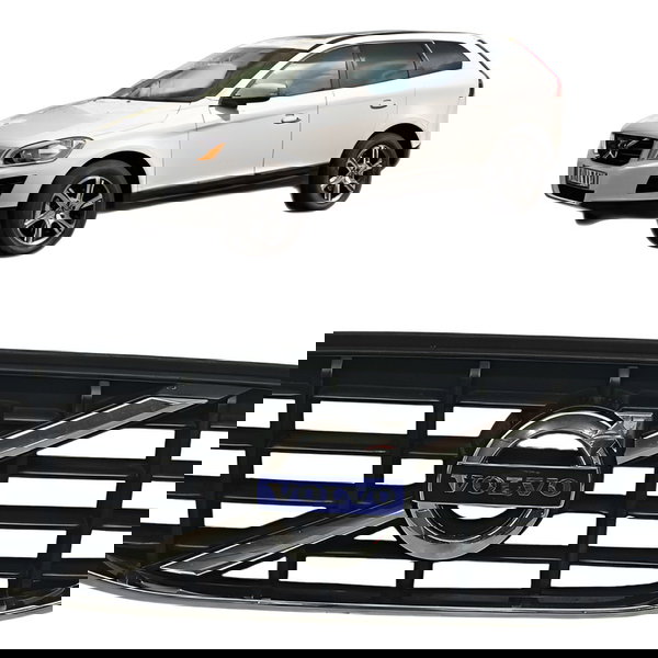 Grade Dianteira Emblema Volvo Xc60 T5 2012 Detalhe