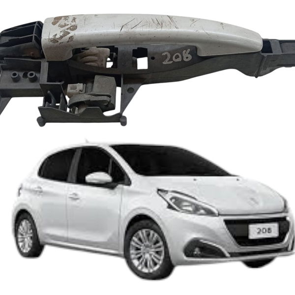 Maçaneta Externa Traseira Esquerda Peugeot 208 2017 2018
