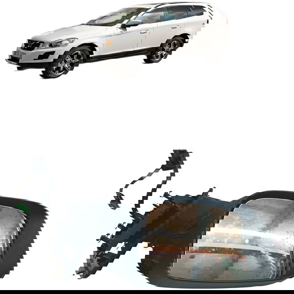 Retrovisor Esquerdo Volvo Xc60 2.0 T5 2012