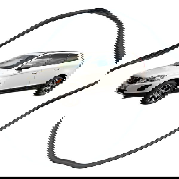 Borracha Vedação Porta Dianteira Esquerda Volvo Xc60 2012