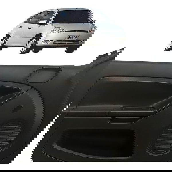 Forro Porta Dianteira Esquerda Ford Fiesta 4p 2006 2007 2008