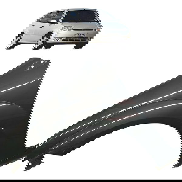 Paralama Dianteiro Esquerdo Ford Fiesta Hatch 1.6 2007