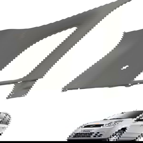 Moldura Coluna Traseira Esquerda Ford Fiesta 2007 Detalhe