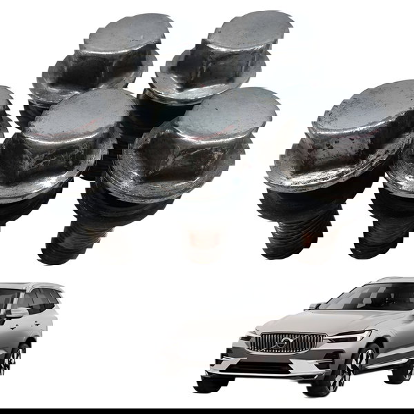 Jogo Cinco Parafusos Roda Volvo Xc60 T5 2012