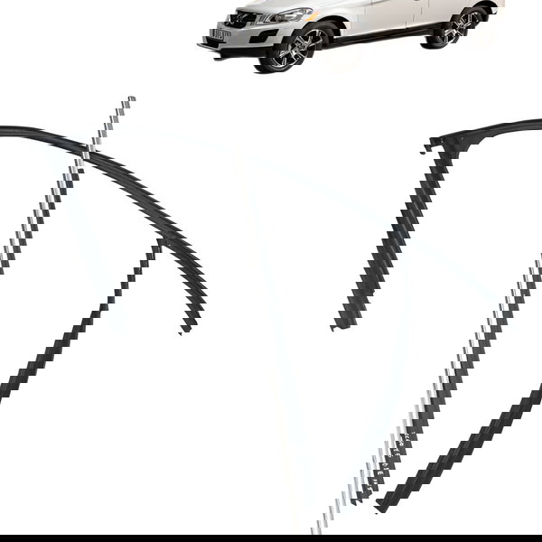 Kit Pestana Canaleta Dianteira Esquerda Volvo Xc60 T5 2012