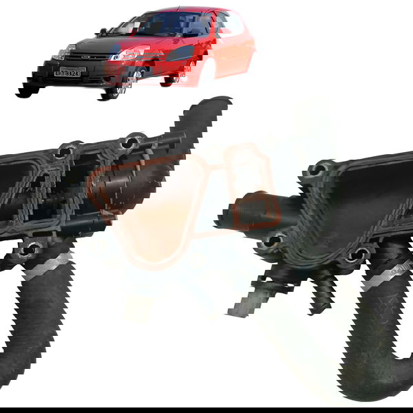 Carcaça Válvula Termostática Ford Ka Fiesta 1.0 2008