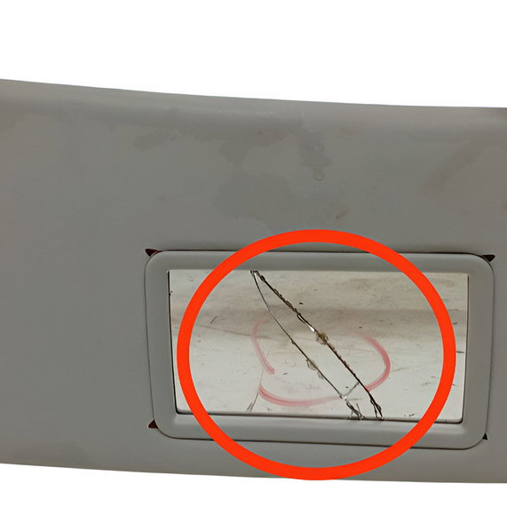 Quebra Sol Direito Kia Picanto 1.0 2009 2010 Detalhe