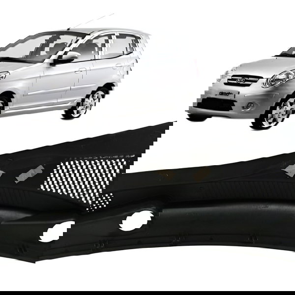 Grade Churrasqueira Esquerda Kia Picanto 1.0 2009 Detalhe