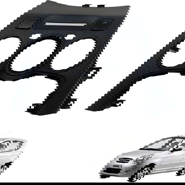 Moldura Painel Comando Ar Kia Picanto 1.0 2009