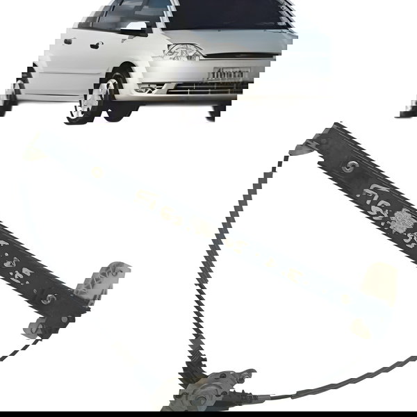 Maquina Vidro Elétrico Dianteiro Esquerdo Ford Fiesta 2007