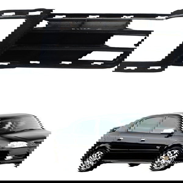Grade Farol Milha Esquerdo Chevrolet Astra 2006 Detalhe