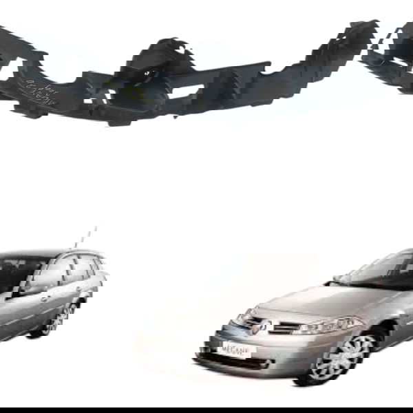 Suporte Esquerdo Parachoque Renault Megane 2009 Detalhe