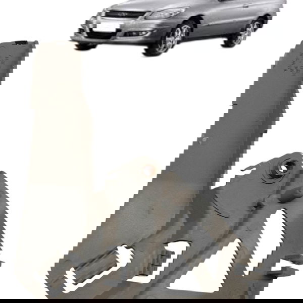 Suporte Fechadura Traseiro Esquerdo Chery Cielo Sedan 2012