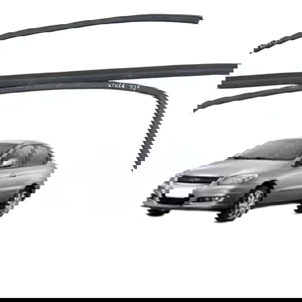 Kit Pestana Canaleta Traseira Direita Chery Cielo 2012