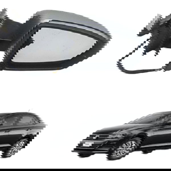 Retrovisor Direito Volkswagen Virtus 2019 Detalhe