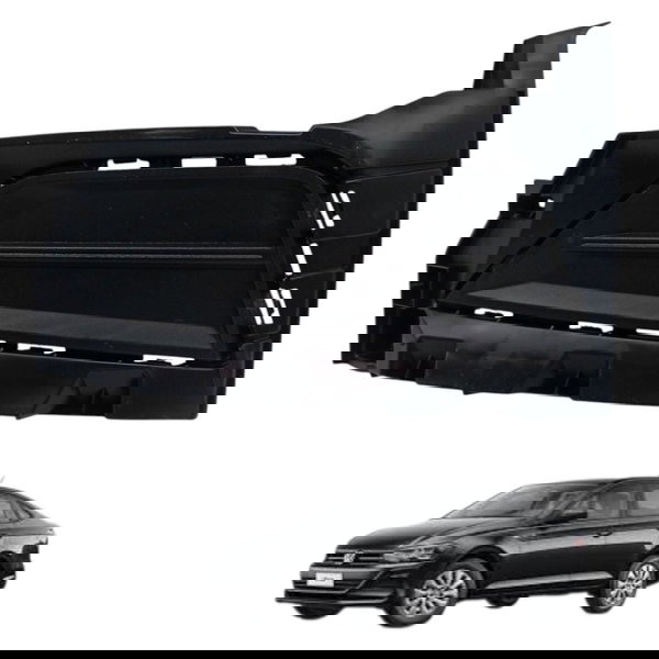 Moldura Farol Neblina Esquerdo Volkswagen Virtus 2019