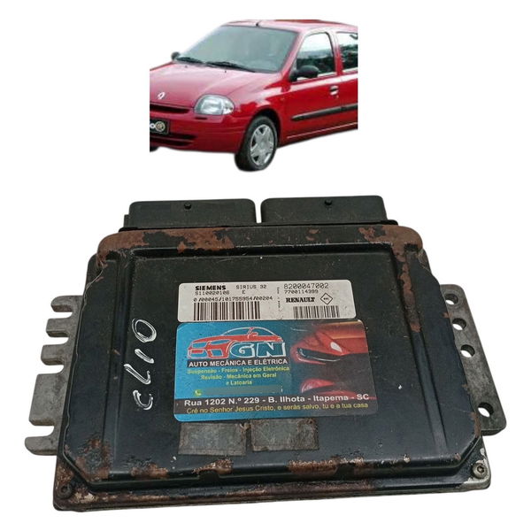 Módulo Injeção Renault Clio 1.0 16v 2002