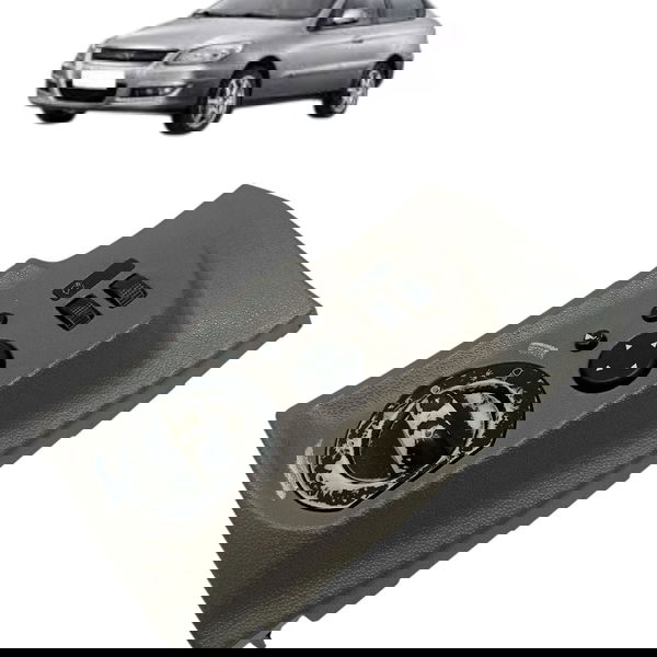 Comando Regulagem Luz Retrovisor Chery Cielo 2012 Detalhe