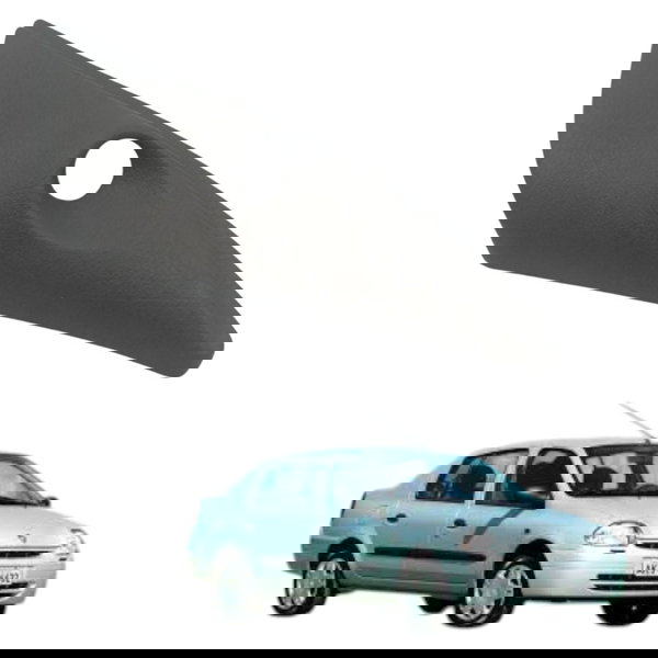 Acabamento Interno Retrovisor Esquerdo Renault Clio 2001