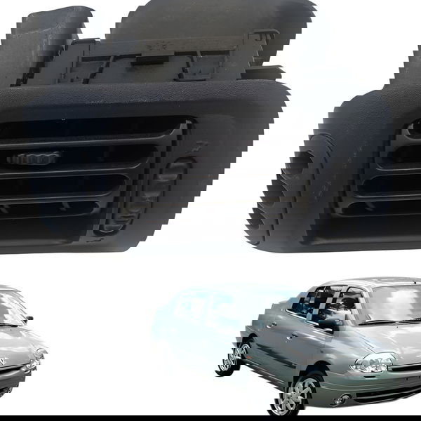 Difusor Saida Ar Central Esquerdo Painel Renault Clio 2001