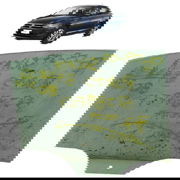 Vidro Traseiro Esquerdo Volkswagen Virtus 1.6 Msi 2019