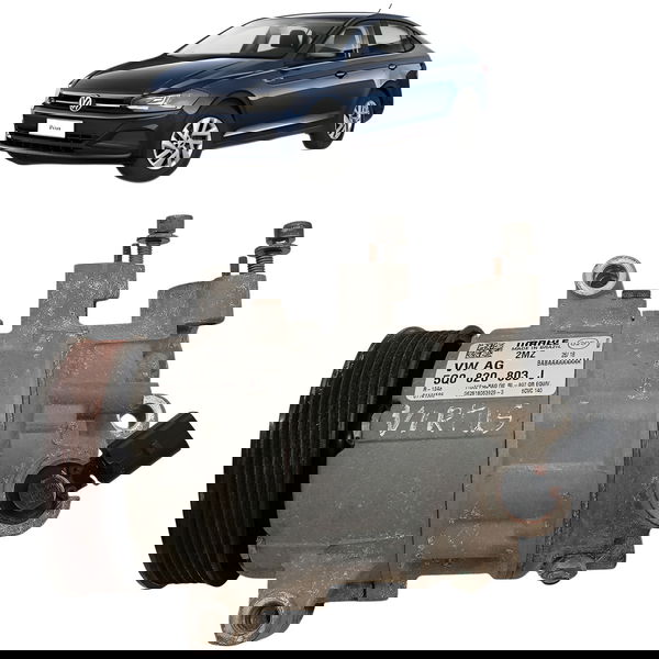 Compressor Ar Condicionado Volkswagen Virtus 1.6 2019